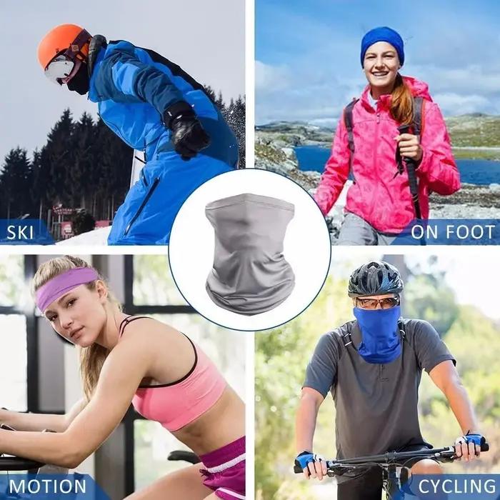 Turban multi-usages homme femme écharpe équitation bandana cyclisme couvre-cou crème solaire glace pêche randonnée sauna masque