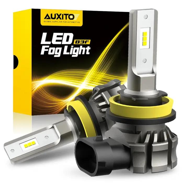 AUXITO 2 pièces feu antibrouillard de voiture H11 H8 LED Canbus sans erreur H10 H16(JP) H27 880 LED