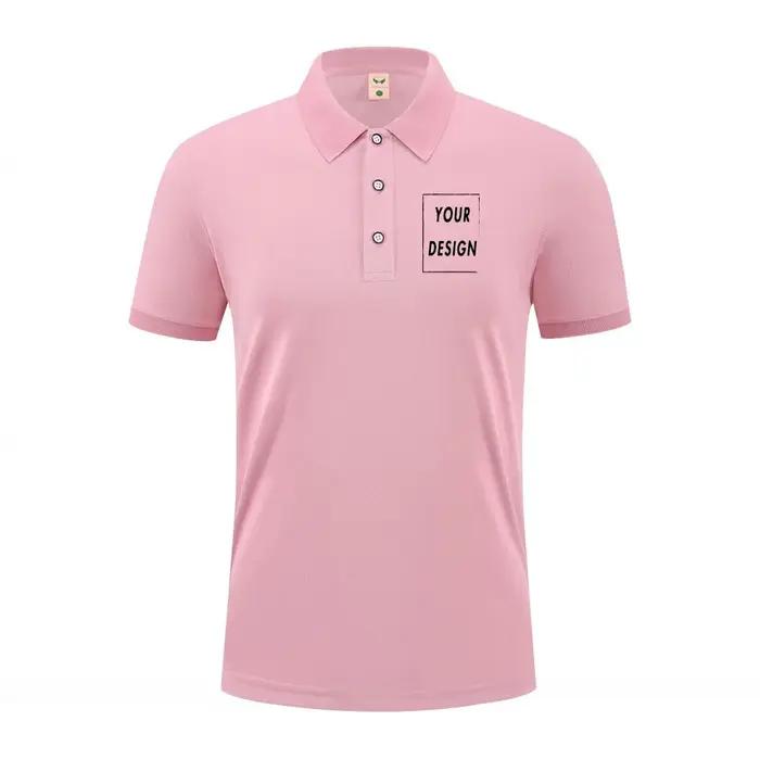 Polo décontracté d'été 2021, Logo personnalisé, texte imprimé, image, marque brodée, Design personne