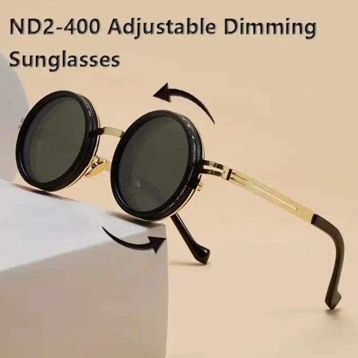 ND2-400 lunettes à gradation réglable filtre ND UV400 lunettes de soleil polarisées avec étui de ver