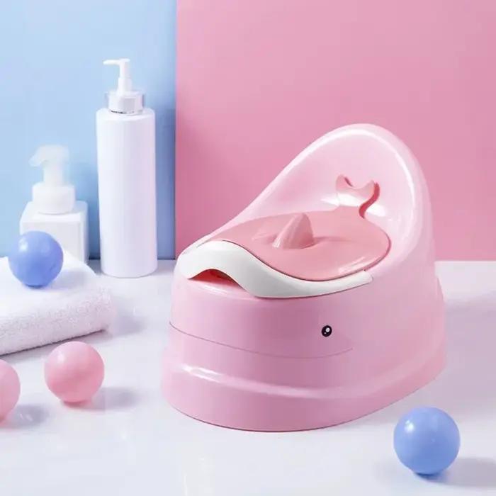 Pot Antidérapant de Forme Ovale pour Bébé, Toilette d'Entraînement Portable pour Voyage, Stable et S