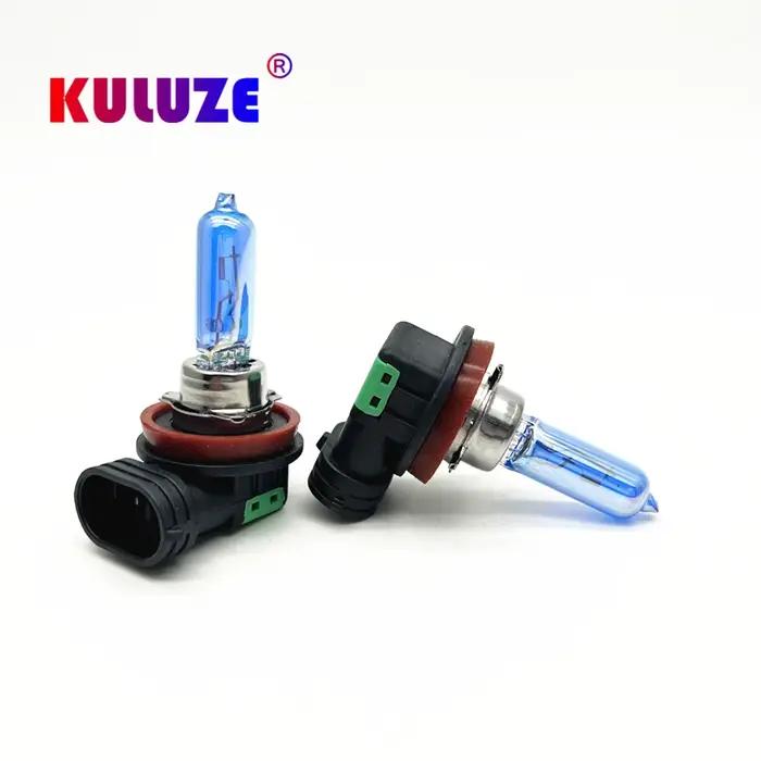 KULUZE 2 pièces H11 55W 12V cristal Super blanc ampoules halogènes antibrouillard haute puissance ph