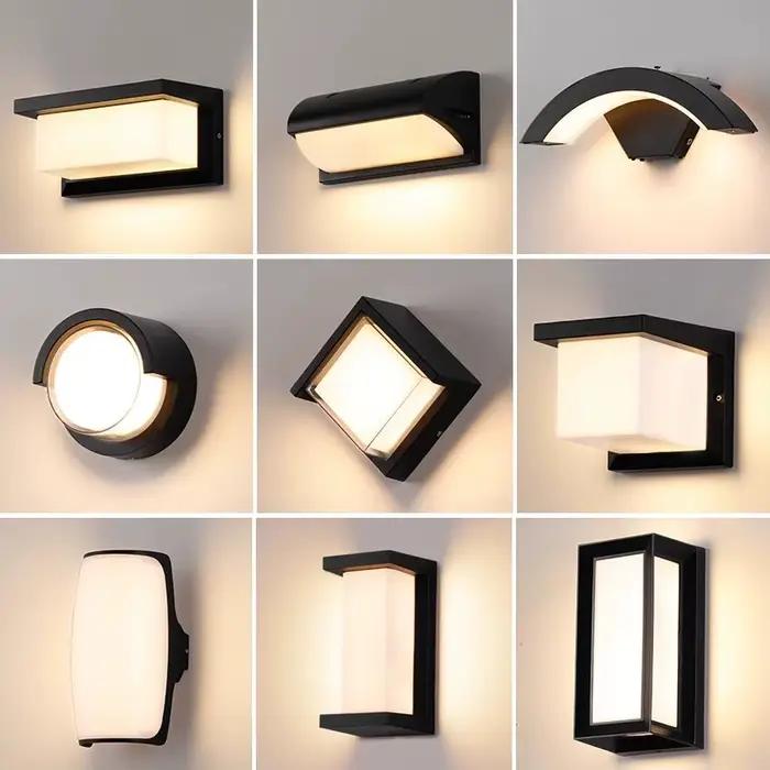 Applique murale extérieure Led étanche IP65 capteur de mouvement Led éclairage extérieur porche lumi