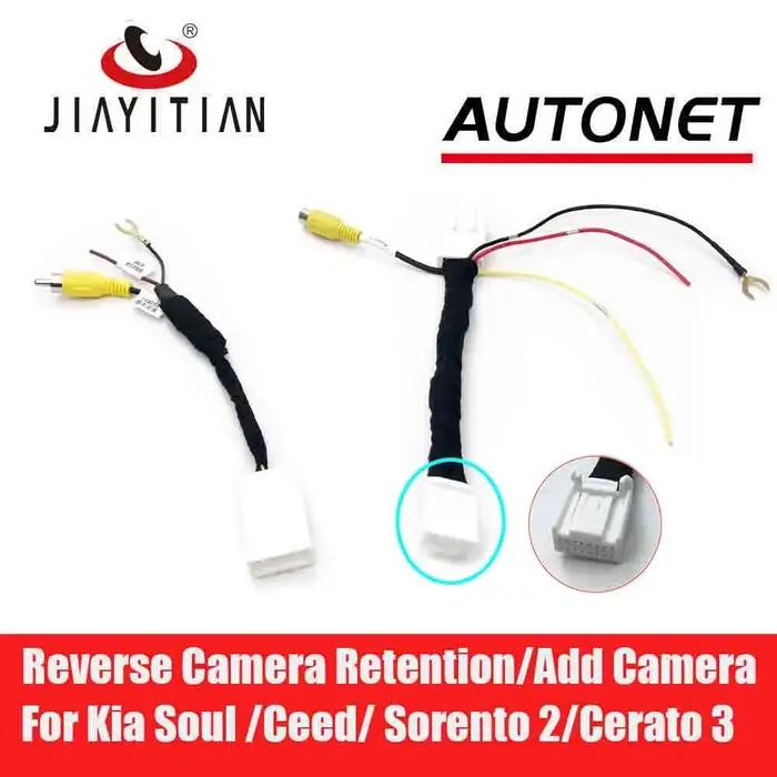 JIAYITIAN C16 broches adaptateur pour Kia Soul /Ceed/ Sorento 2/Cerato 3 caméra de secours harnais r
