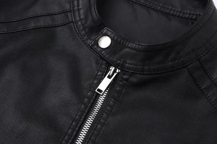 Veste en cuir de qualité supérieure à col pour hommes, Style classique de la vieille école, usage qu