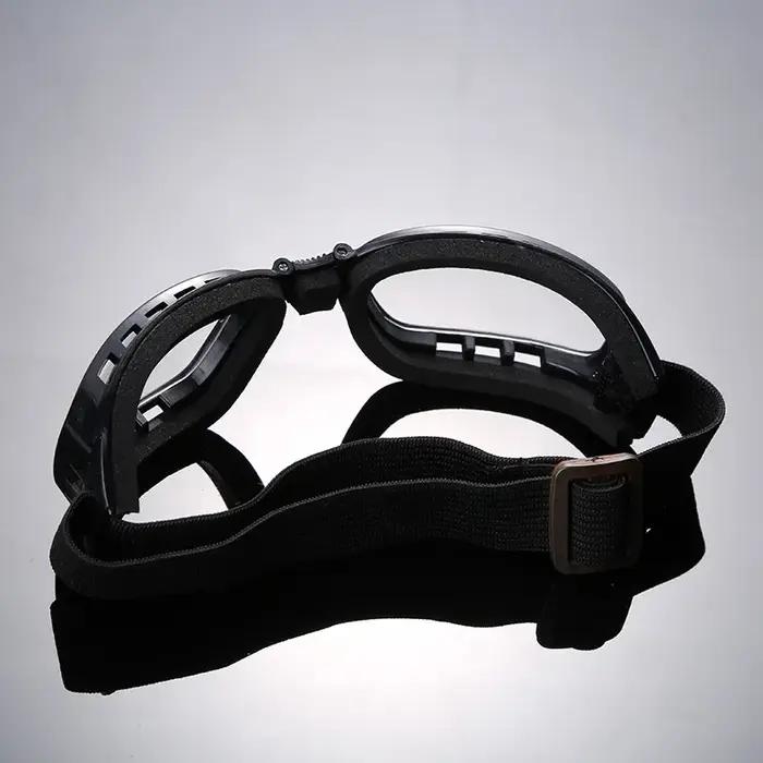 Lunettes d'équitation pliables en plein air, pour moto, Anti-éblouissement, Anti-UV, Protection coup
