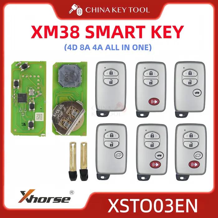Xhorse XM38 clé intelligente télécommande 4D 8A 4A tout en un pour Toyota Lexus: XSTO03EN Version mo