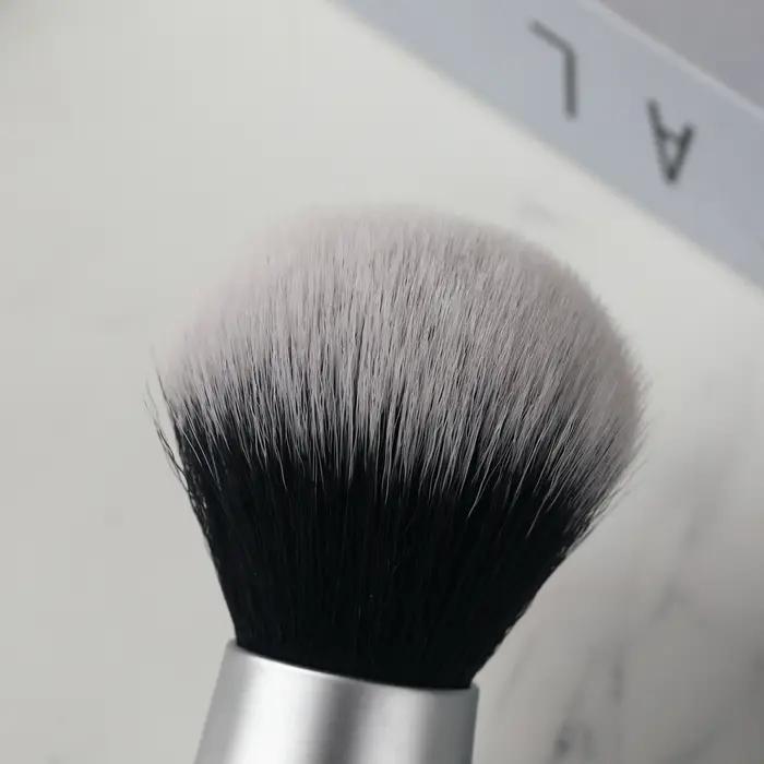 YAQI – brosse de rasage pour hommes, poils synthétiques, poignée en métal lourd, pour smoking, nœud