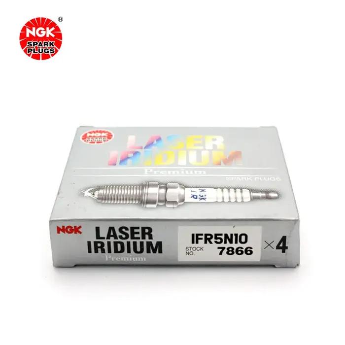 La bougie d'allumage NGK Iridium Platinum IFR5N10 7866 convient pour Land Rover XJ8 Discovery 2 Disc