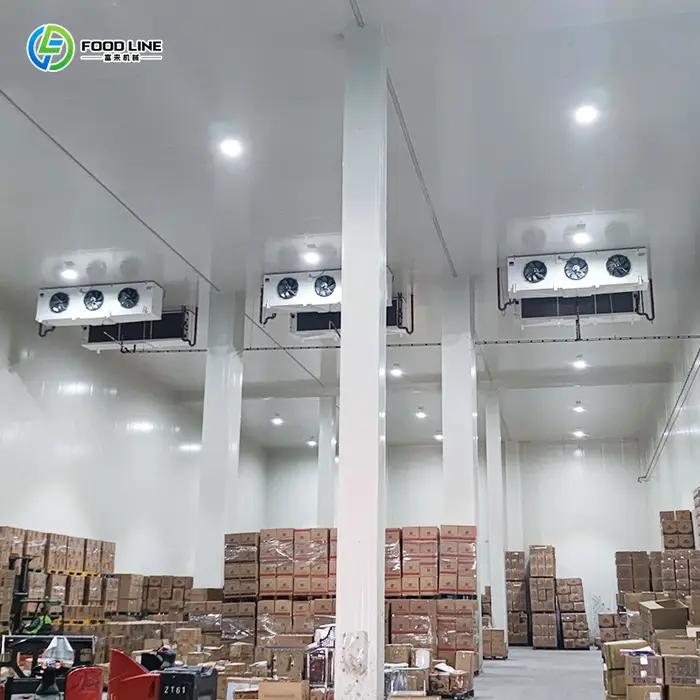 Stockage de pièce froide pour usage commercial, unité de réfrigération de porte isolante, entrepôt alimentaire à haute efficacité, offre spéciale supérieure