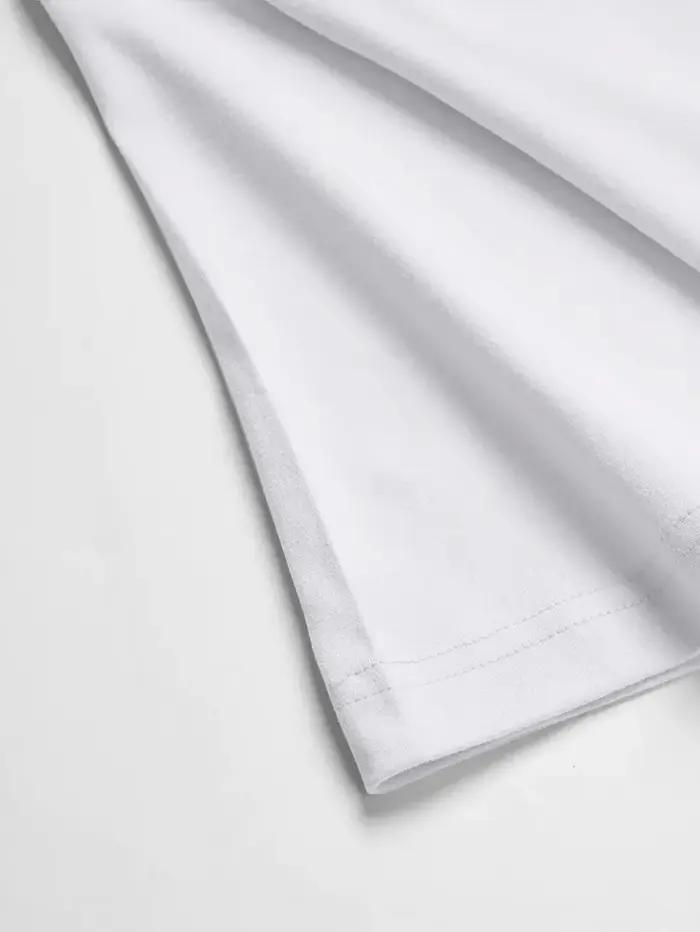 Ensemble décontracté confortable pour homme, t-shirt à col rond et short à taille élastique avec imp