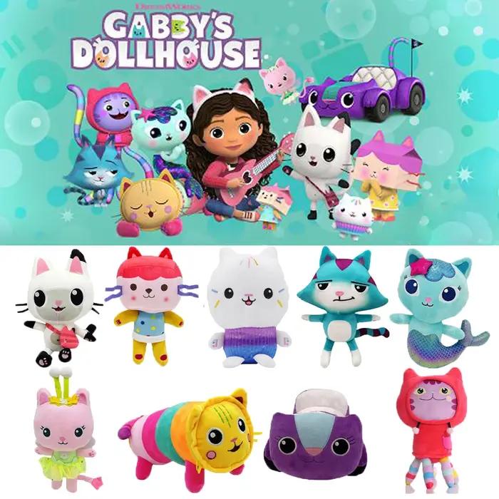 9 populaire Gaby maison de poupée jouets en peluche Mercat dessin animé remplissage Animal souriant