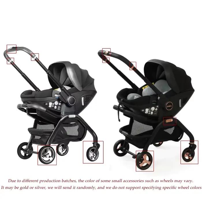 Nouvelle poussette portable 2025, siège multifonctionnel détachable, utilisable en voiture et en pou