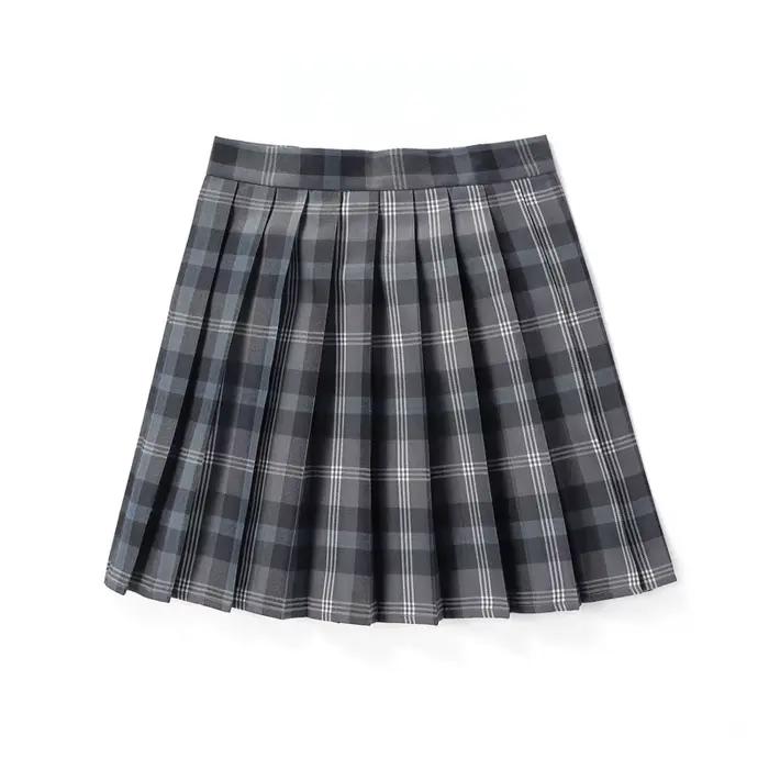 Jupes plissées à carreaux taille haute pour femmes, Mini jupe de Tennis, uniforme scolaire japonais