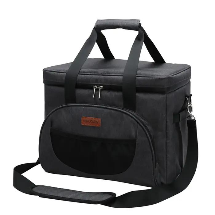 DENUONISS 16/28L sac isotherme à bandoulière pour aliments sac thermique pique-nique Camping sac iso