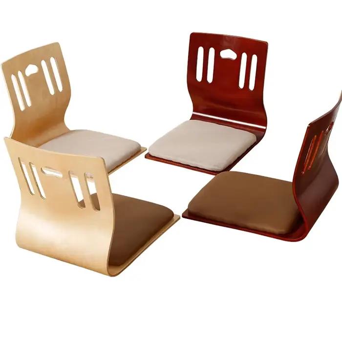 Chaise japonaise Design maison salon meubles Kotatsu Table chaise Tatami Zaisu sans jambes chaise de
