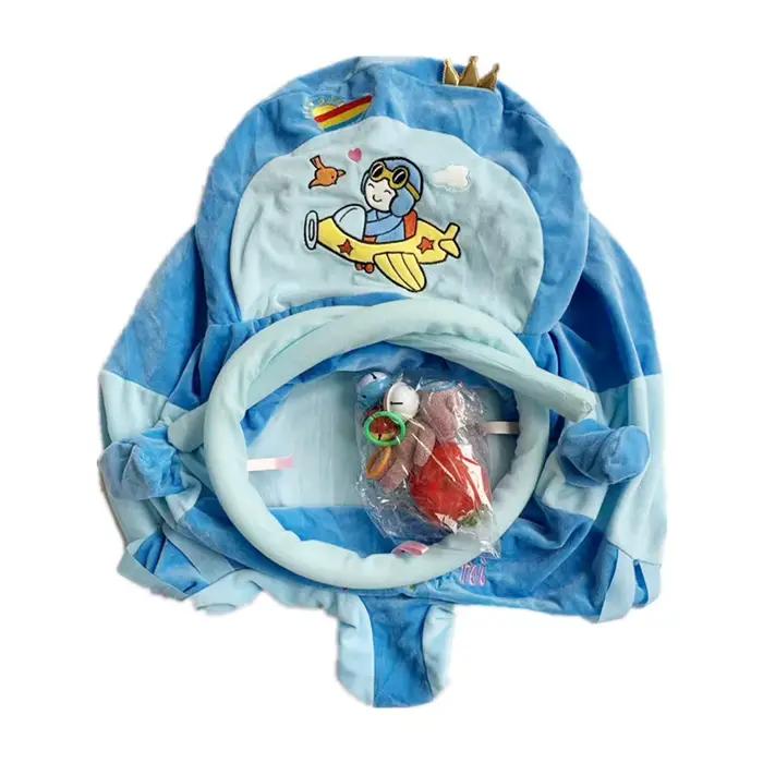 Canapé d'apprentissage en peluche sans coton pour bébé, dessin animé, peau assise, chaise d'alimenta