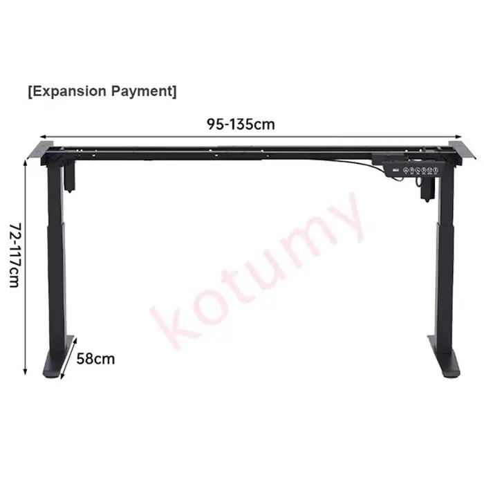 Table artificiel évatrice Électrique avec Cadre Réglable, Verticale, Ergonomique, Contrôle de la Mém