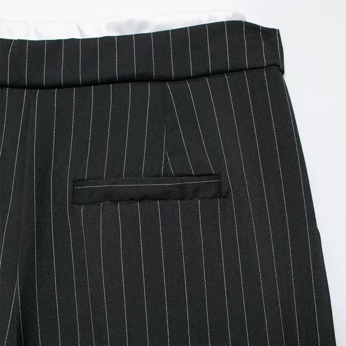 HXAO 2024 pantalons pour femmes Baggy pantalons larges femme mode pantalon noir décontracté taille h