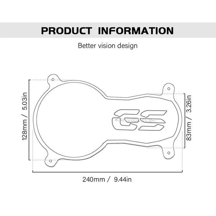 Protecteur de phare de moto en acrylique, couvercle de protection pour BMW R1200GS R1250GS R 1250 GS