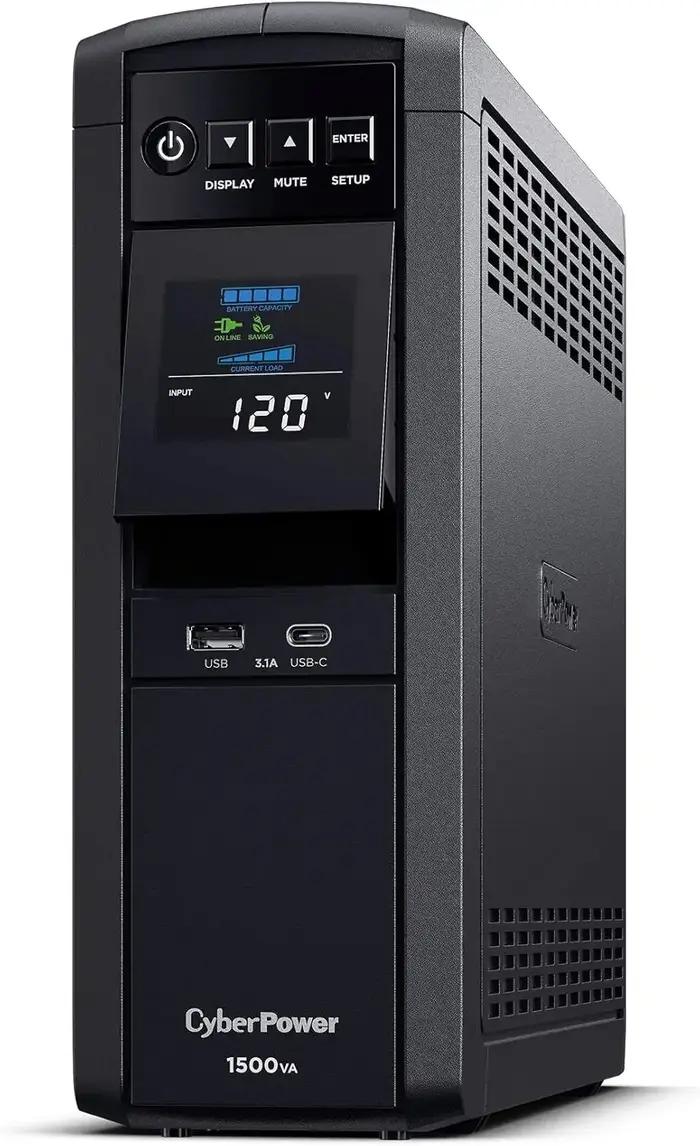 CPbloody-Système UPS à onde sinusoïdale, PFCLCD PDavid, VA sanglante, 1000W, 12 sorties, AVR, mini t