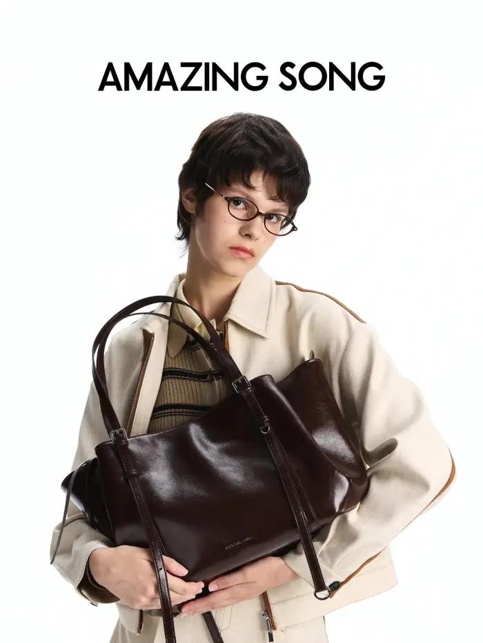 Sac fourre-tout Amazing Song Donut, léger, grande capacité, sac à la mode