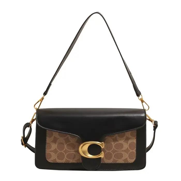 Sac à langer de luxe de créateur : grand sac fourre-tout en cuir vintage pour femme, élégant sac à m