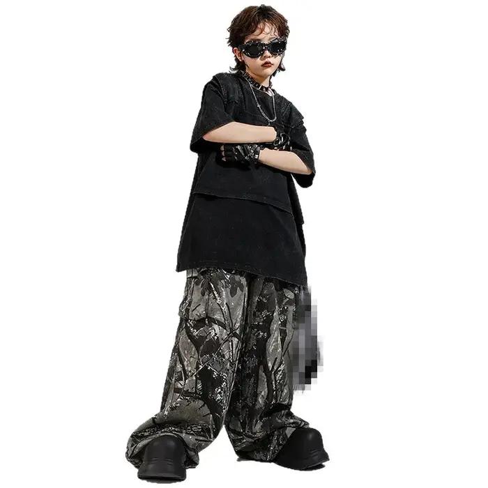 Costume de sport pour enfants, pantalon de danse de rue, Costume pour filles et garçons, tenue d'act