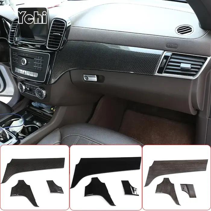 Pour Mercedes Benz GLE 350 GLS 400 classe 2016-2019 ABS plastique voiture intérieur Console centrale