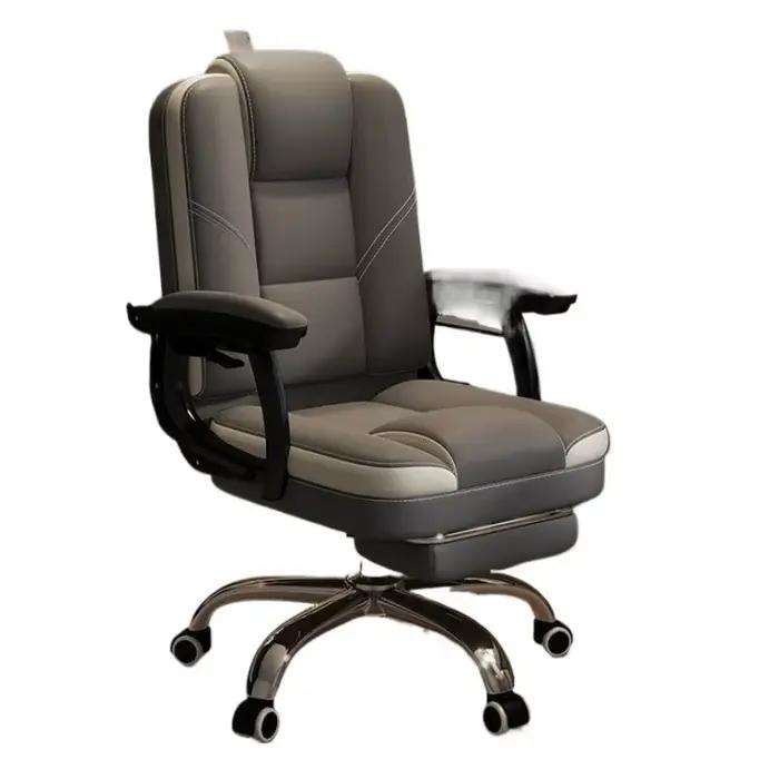 Chaise de Bureau Luxe Ergonomique Salon Moderne avec Support Dos Accoudoirs Ajustables Pour Femme Occasions Spéciales