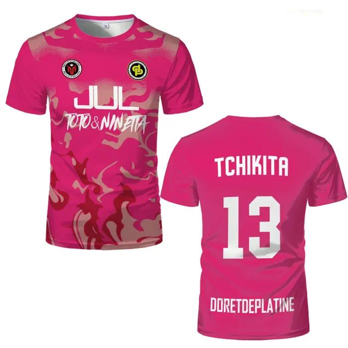 Nouveau Maillot D'été JUL Jersey Tchikita Jeunesse Respirant À Séchage Rapide Formation Football T-s