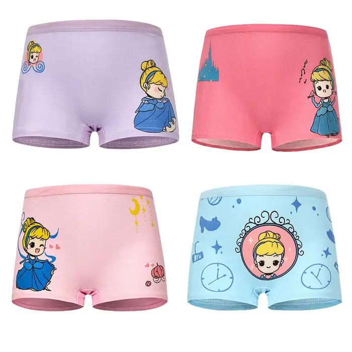 1/4/8/12 pièces enfants filles culottes ensembles coton joli mignon dessin animé licorne imprimer en