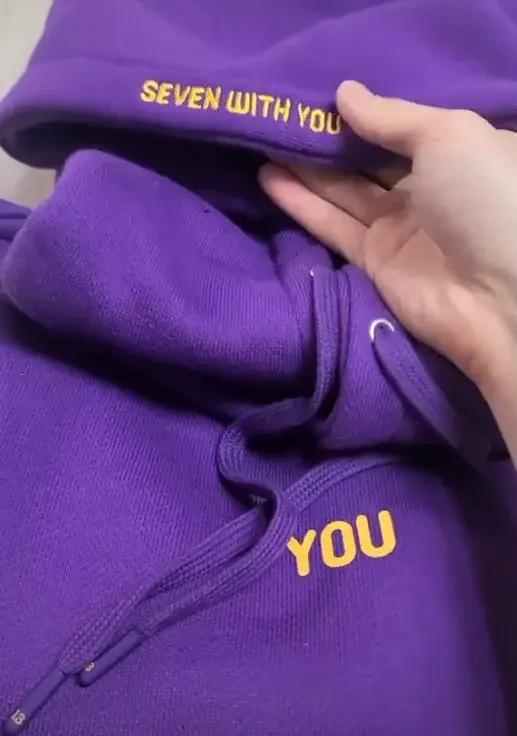 2025 sweat à capuche Original imprimé sept avec vous 13 vous ne marchez jamais seul fichier numériqu