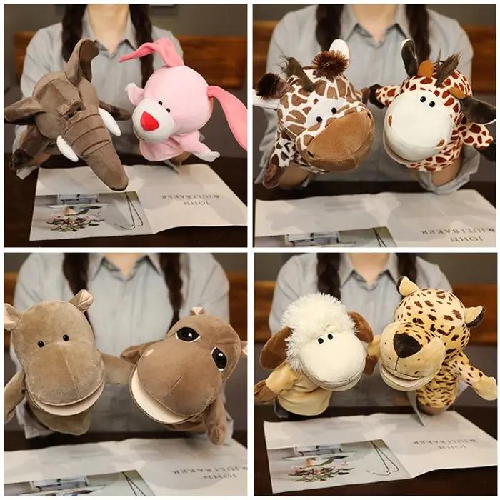 Marionnettes à doigt à main, jouet en peluche de dessin animé, fourniture de fête, jouet préféré de