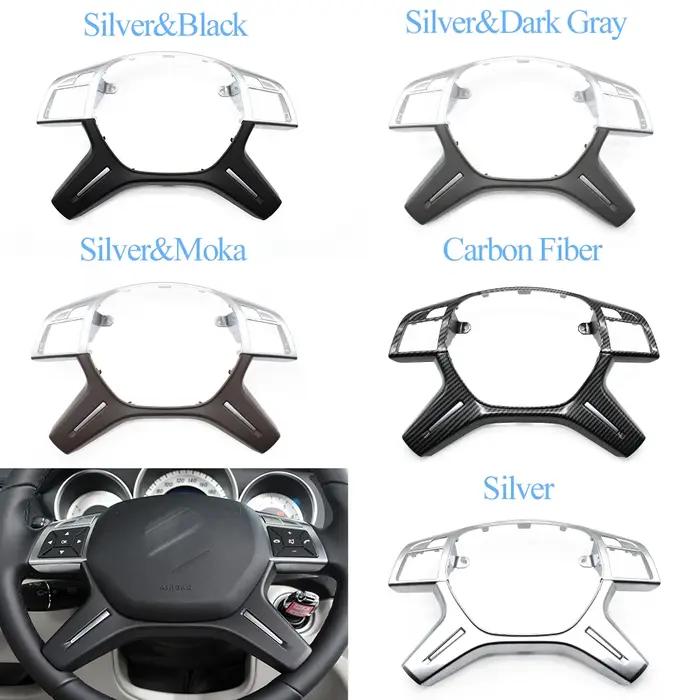 Garniture de couverture de volant de voiture améliorée, panneau extérieur, Mercedes Benz C, E, M, ML