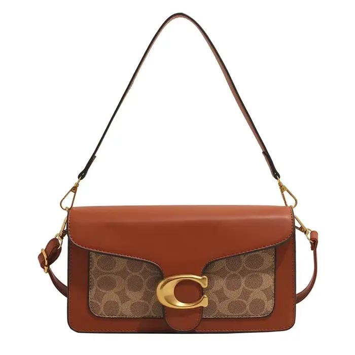 Sac à langer de luxe de créateur : grand sac fourre-tout en cuir vintage pour femme, élégant sac à m