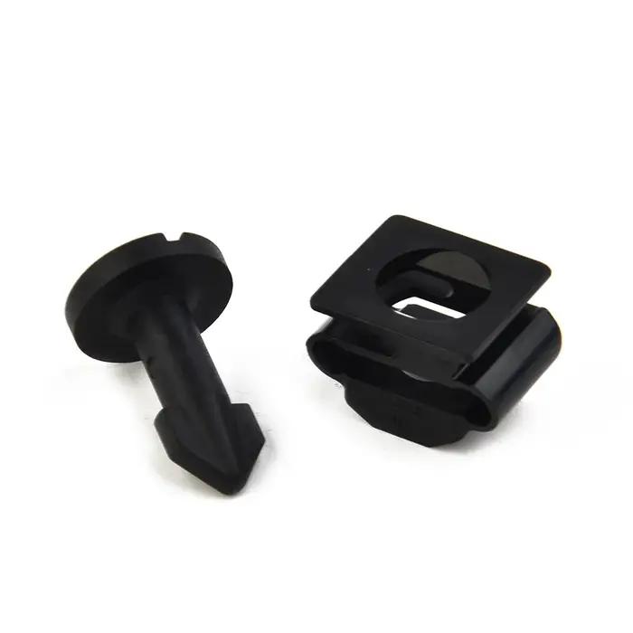 Couvercle de moteur en plastique pour Honda, 2 pièces, Kit d'œillets de maintien, Clips pour capot