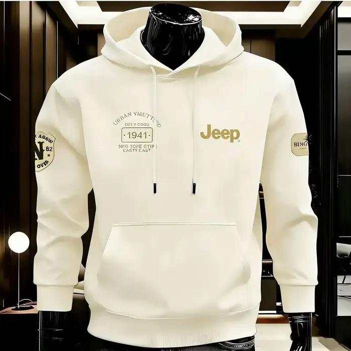 Nouveaux produits Jeep 2026 : Sweat à capuche en pur coton de haute qualité pour le printemps et l'a