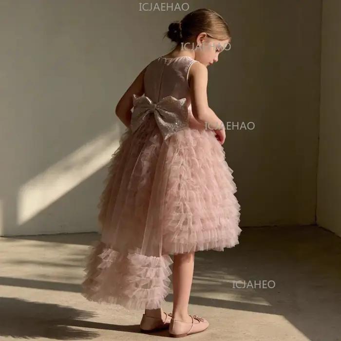Nouvelle Robe de Cérémonie pour Filles 2026 – Robe de Princesse pour Enfants, Tenue de Performance a