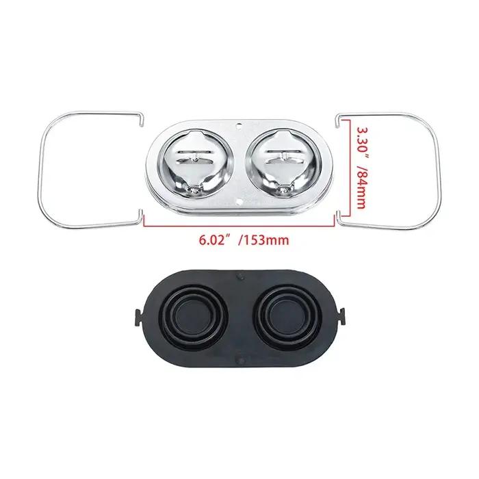 Moteur de voiture en acier chromé pour Chevrolet Corvette, couvercle à intervalles principaux, capuc