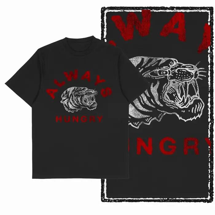 G41 exclusif Cool 100% coton imprimé tigre T-shirt pour hommes | T-shirt col rond pour hommes, Str