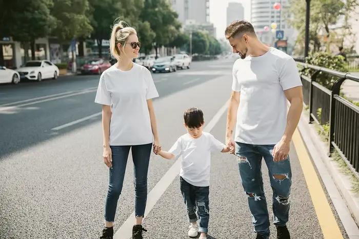 T-shirt Personnalisé 100% Coton pour Homme, Impression Avant et Arrière, Professionnel, Votre Propre