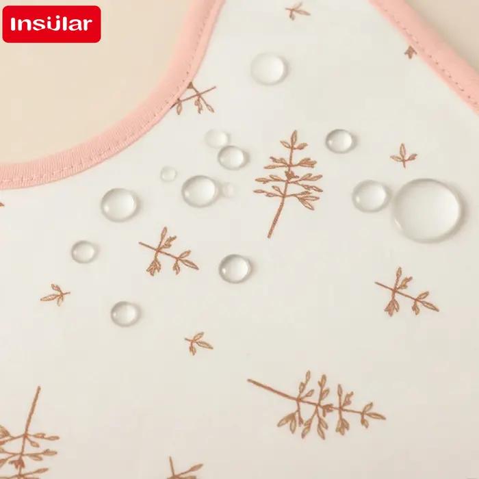 Bavoirs pour bébé en forme de U, serviette de salive pour bébé, facile à essuyer, tissu pour manger