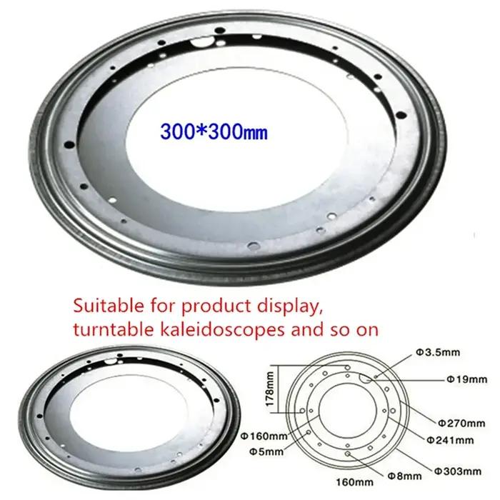 Plaque tournante rotative à roulement en métal lourd de 3 pouces, pour armoires d'angle, support TV,