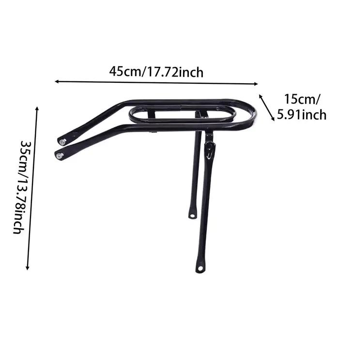 Porte-vélo arrière universel haute résistance pour vélos de 20 pouces transport facile pour enfants et familles occasions spéciales