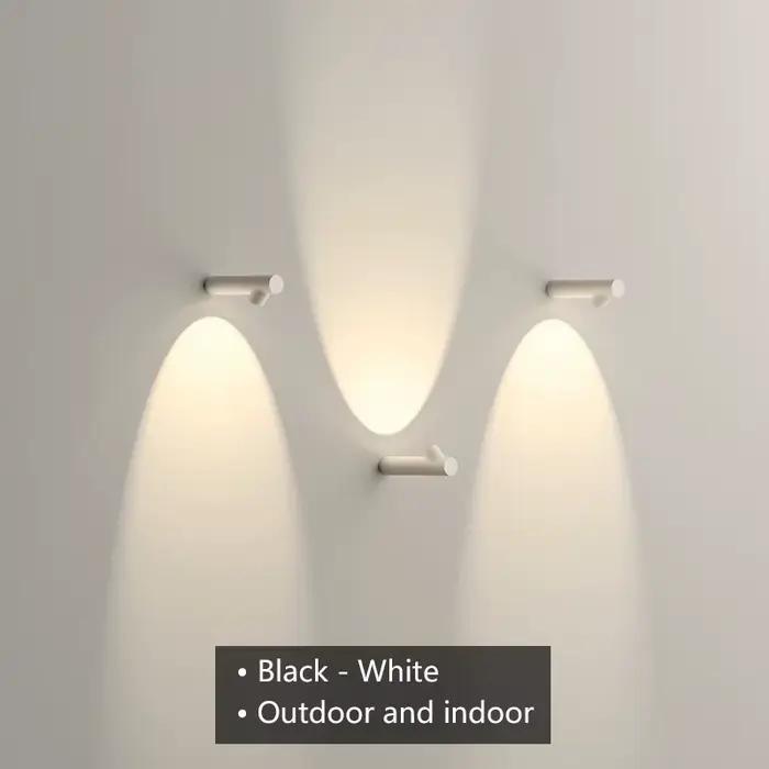 6W COB étanche AC85-265V monté en Surface mur LED lumière moderne nordique Luminaire intérieur appli