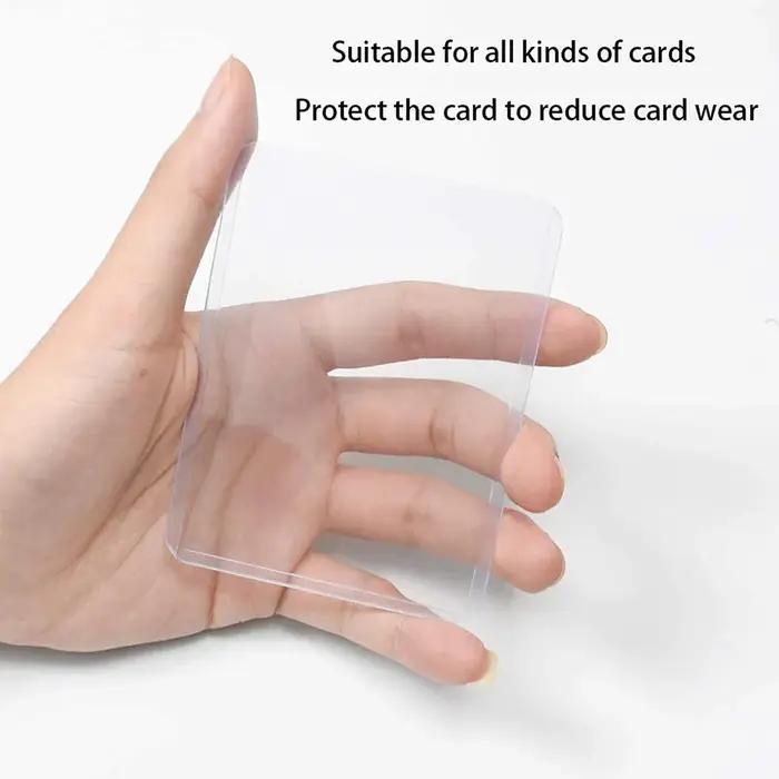 Porte-cartes en plastique dur PVC, 25 pièces, porte-cartes de jeu, jouet pour protecteurs, rangement