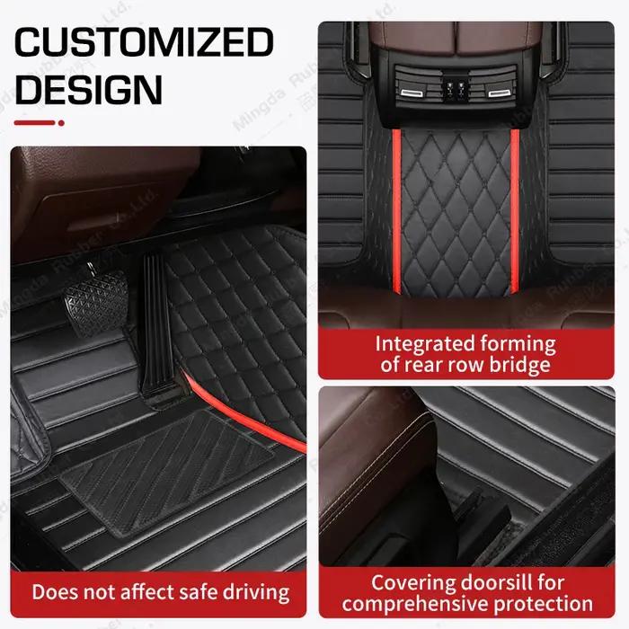 Tapis de sol de voiture pour Volkswagen VW Tiguan 2017 2018-2022 2021 22, coussinets de pied automob