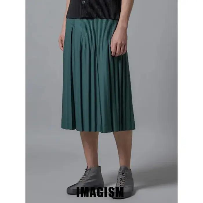 Miyake plissé sept pantalons hommes 2025 automne nouveau japonais Senior sens du confort plissé déco