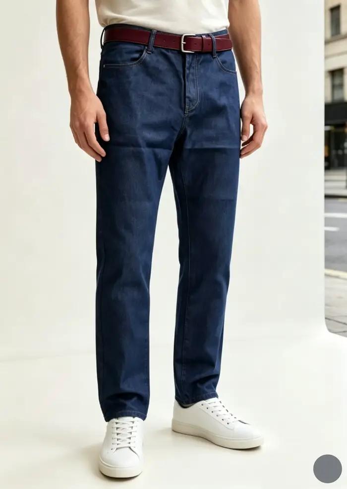 Jeans droits pour hommes